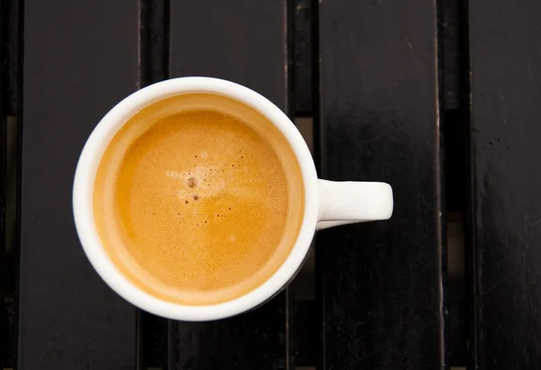 Bir espresso — Stok fotoğraf