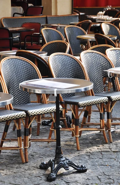Καφέ βεράντα στο Παρίσι — Φωτογραφία Αρχείου