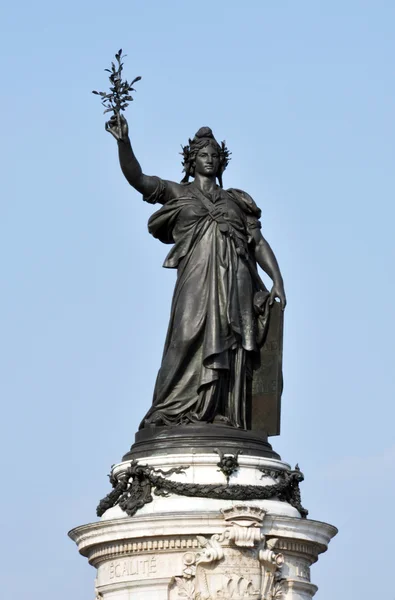 Marianne statue in Paris — Stock Photo, Image