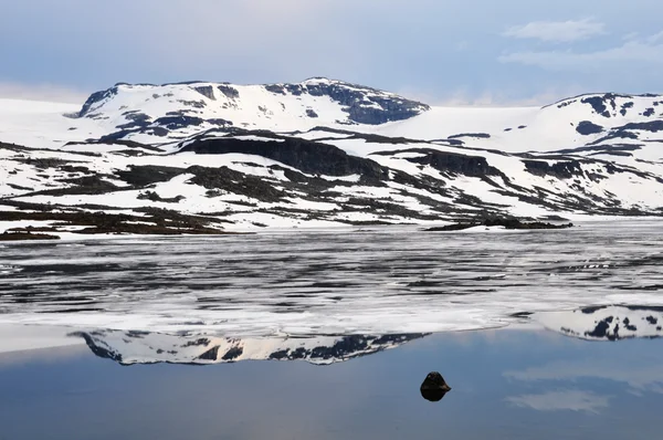 Yaz aylarında Norveç peyzaj