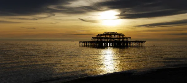 Západní molo v Brightonu — Stock fotografie