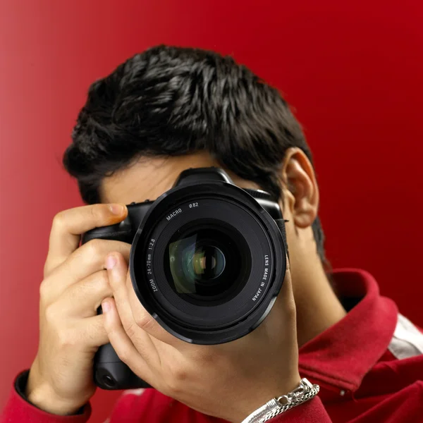 stock image Portrait of a photographer