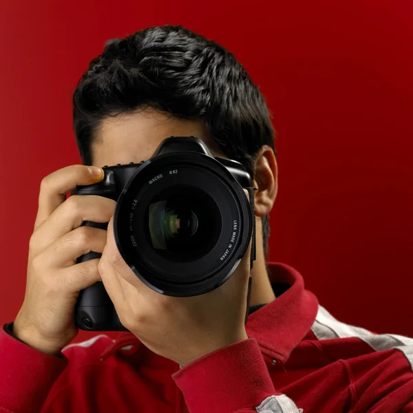 stock image Portrait of a photographer
