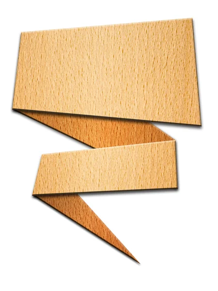 Perspective wood on white background — Stock Photo, Image