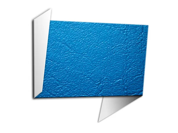 Fole Blue Leatherette Canta — Fotografia de Stock
