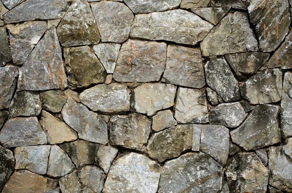 Textura de parede de rocha velha escura — Fotografia de Stock