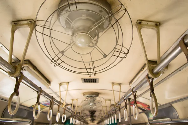 Stock image Ceiling fans on the train