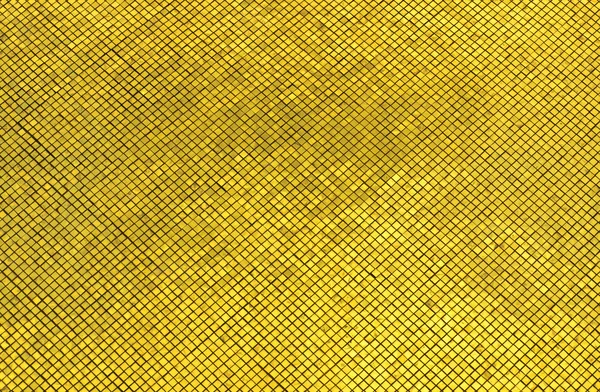 Текстура золотой плитки на стене — стоковое фото