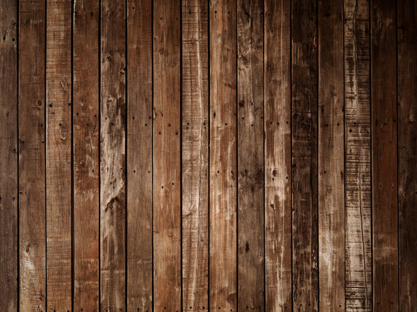 Dark brown plank wood wall