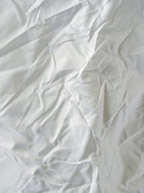 Surface of wrinkled white cloth clipart