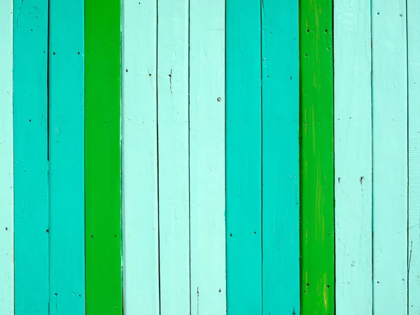 Color verde pintado sobre madera — Foto de Stock