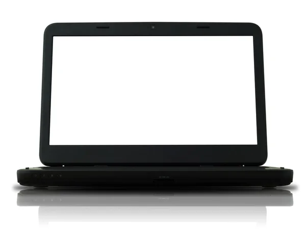Front view of black notebook — Stockfoto