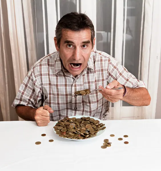 Hombre teniendo dinero —  Fotos de Stock