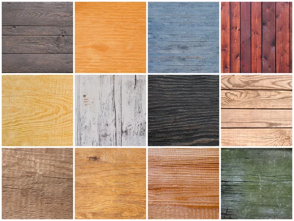 stock image Set of textures of wood