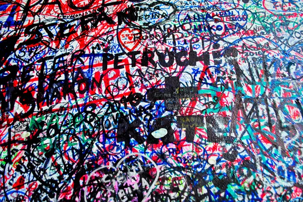 Murales grafiti flerfärgad — Stockfoto