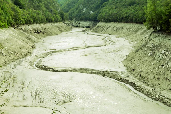 Jezero lůžko — Stock fotografie