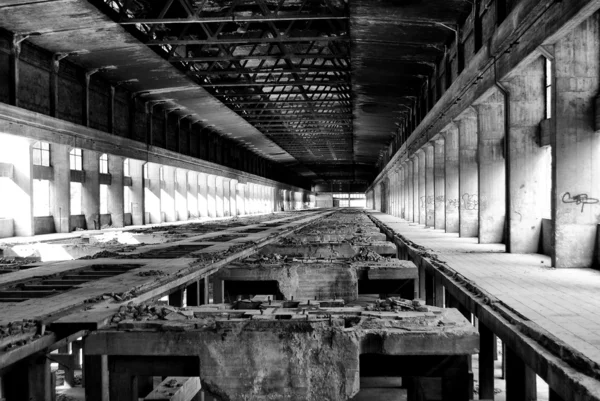 被遗弃的工厂 — 图库照片