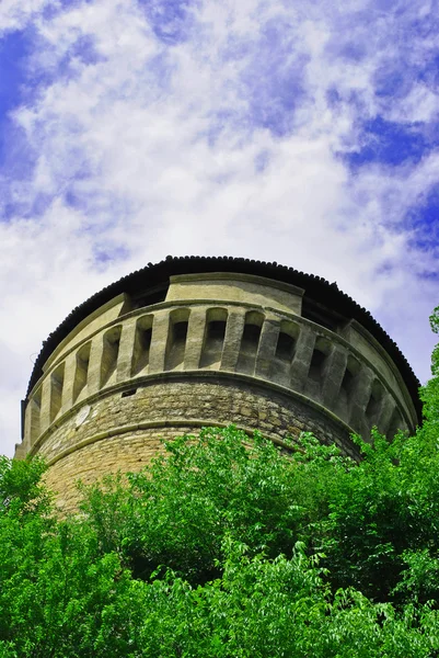 Замок с башнями — стоковое фото