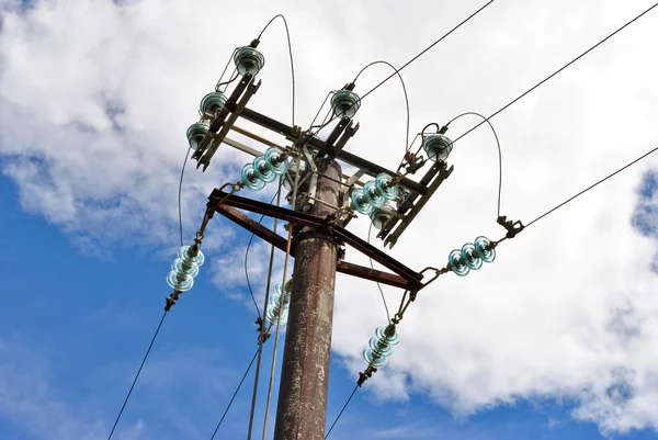 Nagyfeszültségű villamos energia — Stock Fotó