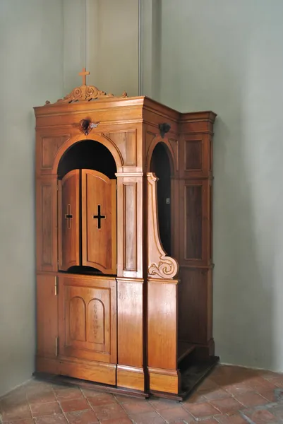 stock image Wooden Confessional