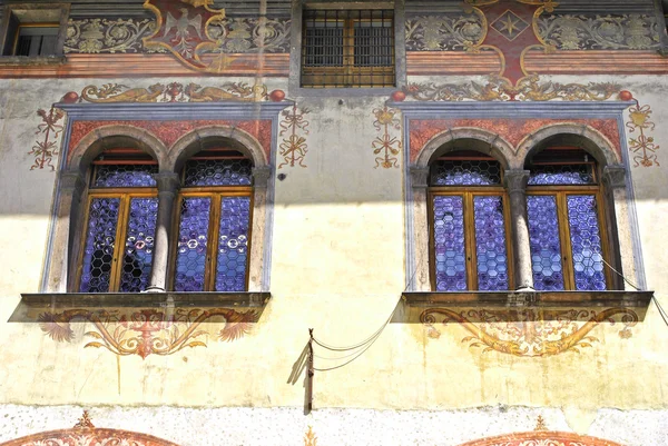 Tarihi windows — Stok fotoğraf