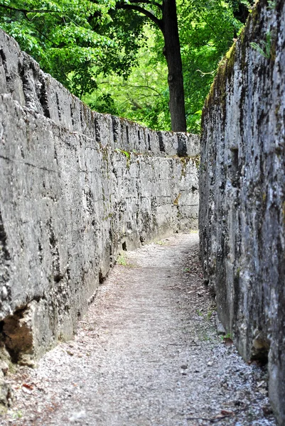 Fortified trench — Stock Photo, Image