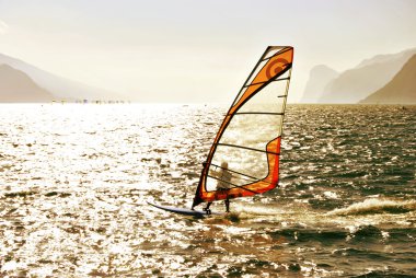 Windsurfer clipart