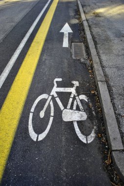 Bisiklet için işaretler