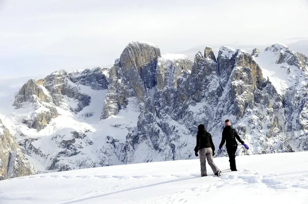 Alpes no inverno — Fotografia de Stock