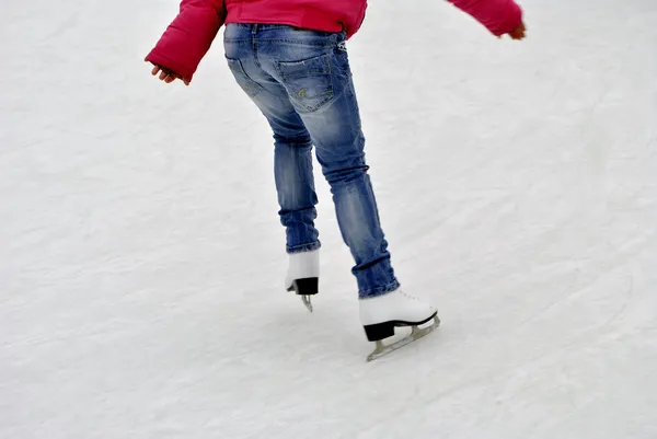 Eislaufen Stockbild