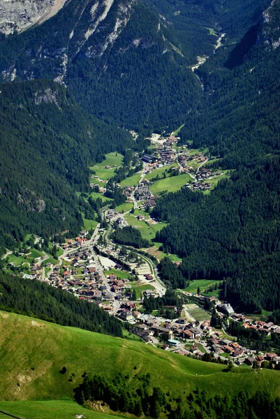 Valley Dolomites — Stock Photo, Image