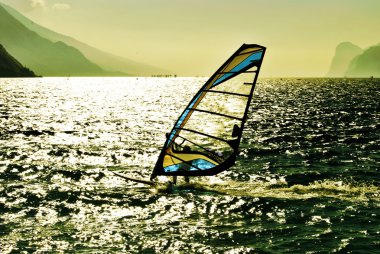 Windsurfer clipart