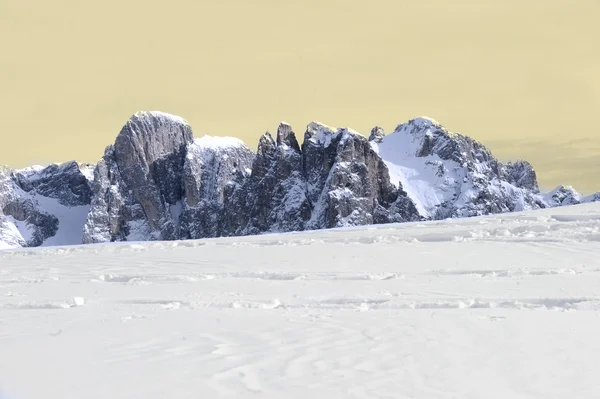 Alpen im Winter — Stockfoto