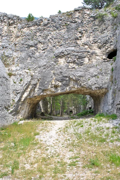 Tunnels in rock — Stock Photo, Image