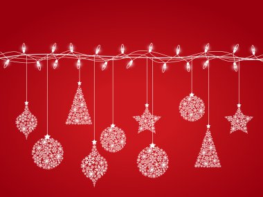 Christmas decorations 1 clipart