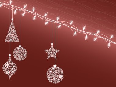 Christmas decorations 2 clipart