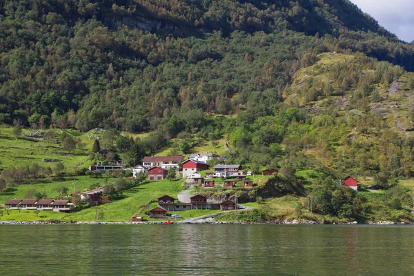 Small village in Norway — Stock Photo, Image