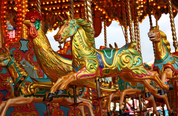 Carousel Fun Fair Ride. — Stock Photo, Image