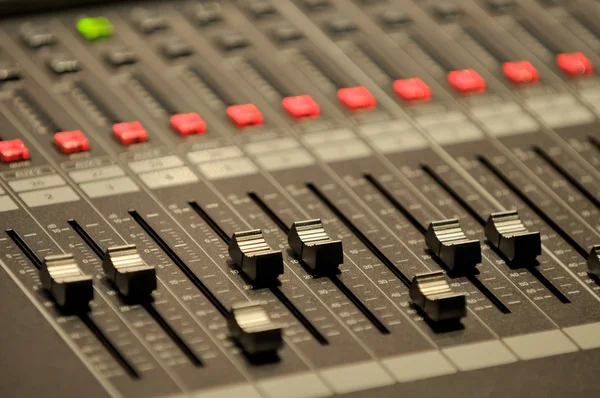 Sound mixer control — Stockfoto