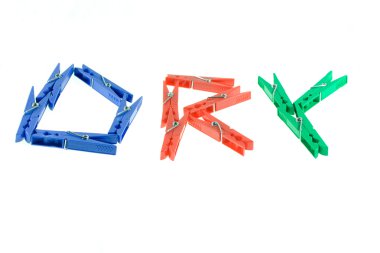 Dry letters clipart