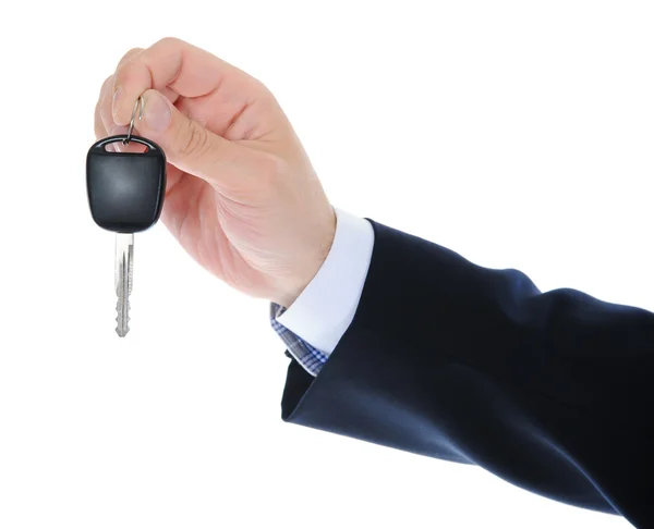 Бизнесмен дает ключи от машины. — стоковое фото