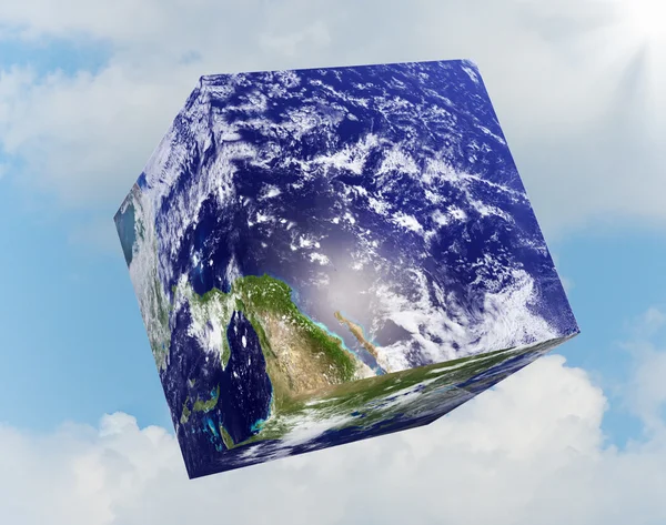 Tierra globo cuadrado —  Fotos de Stock