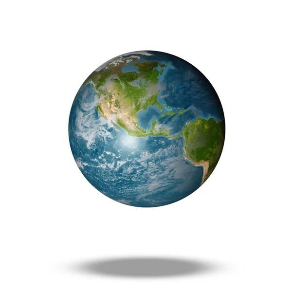 Terra globo quadrado Fotografia De Stock