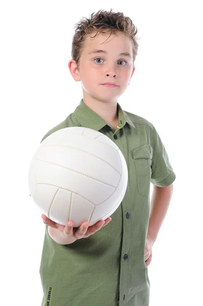 Portrait of a young football player — Stock Photo, Image