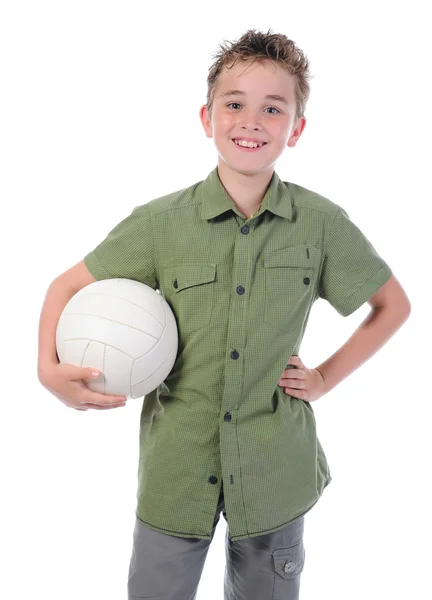 Portrait of a young football player — Stock Photo, Image