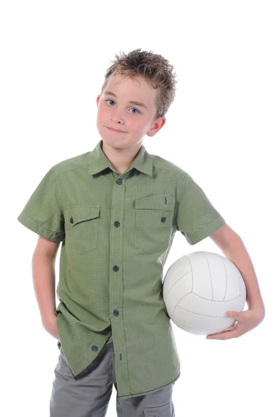 Genç bir futbolcu portresi — Stok fotoğraf
