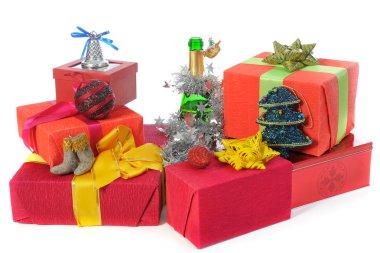 Christmas presents clipart