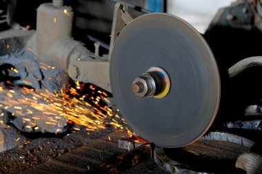 Abrasive disk machine clipart