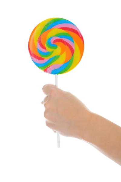 Large lollipop on stick — Stock Photo, Image