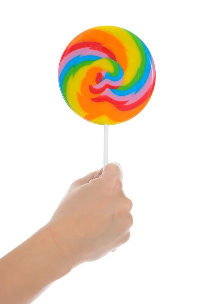 Large lollipop on stick — Stock Photo, Image